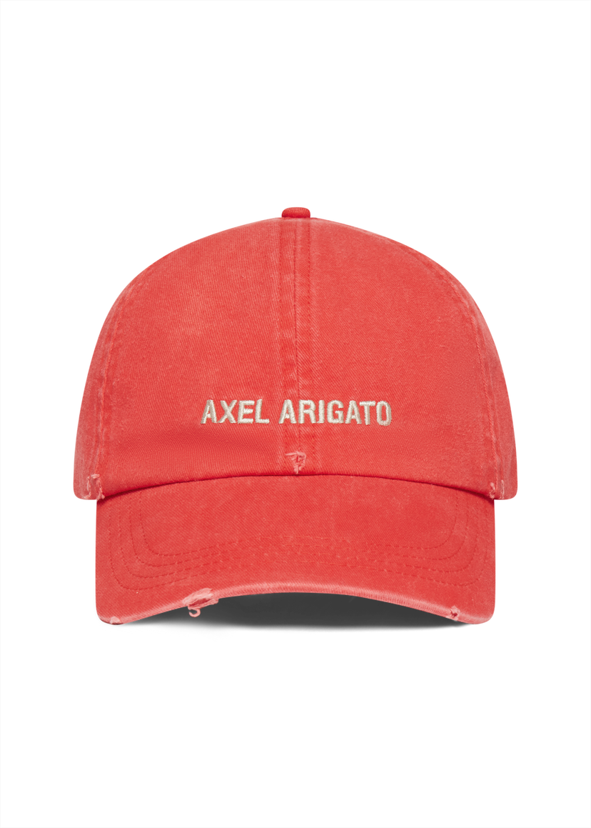 Korkki AXEL ARIGATO Axel Arigato Distressed Logo Cap Punainen | X0101014