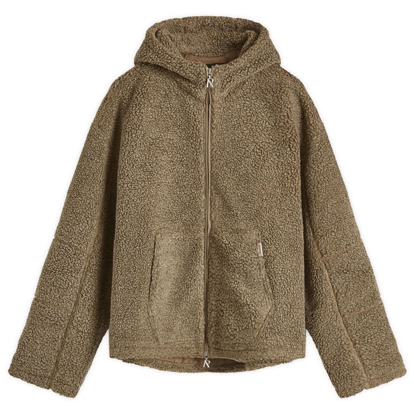 Takki Represent Clo Fleece Jacket With Hood Ruskea | MLM1344-021