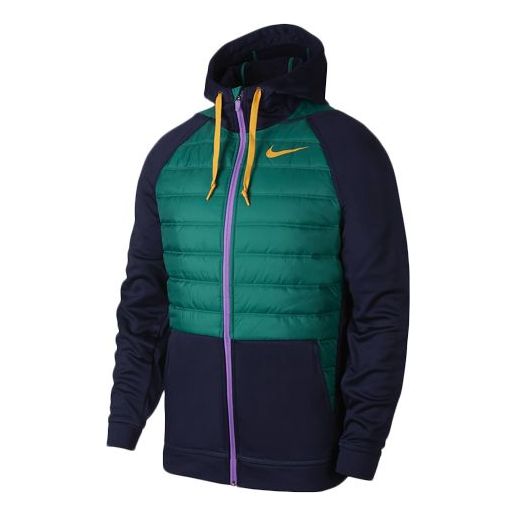 Puffer takki Nike Therma FZ Winterized Trainer Jacket Monivärinen | BV6299-498