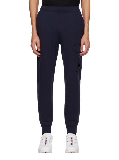 Verryttelyhousut C.P. Company Tapered Sweatpants Tummansininen | 14CMSP017A-005086W