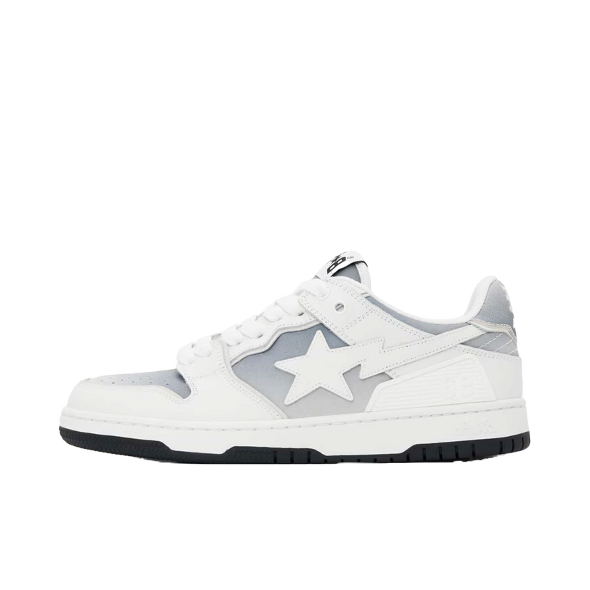 Tennarit ja kengät BAPE A Bathing Ape Sk8 Sta #4 White Valkoinen | 1J80-191-058-WHT/001FWJ802058I-WHT
