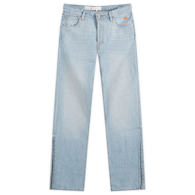Jeans ERL ERL x Levis 501 Split Hem Denim Jeans Size 34 Sininen | ERL07P202-1