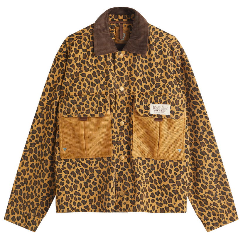 Takki Brain Dead Brain Dead Cropped Chore Jacket, Size Large Keltainen | BDS25OO00043-LPD