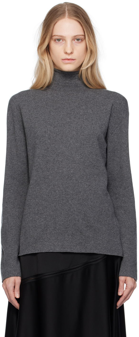 Villapaita Jil Sander Rolled Turtleneck Harmaa | J40GP0002_J13204, 0