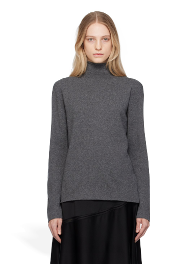 Villapaita Jil Sander Rolled Turtleneck Harmaa | J40GP0002_J13204