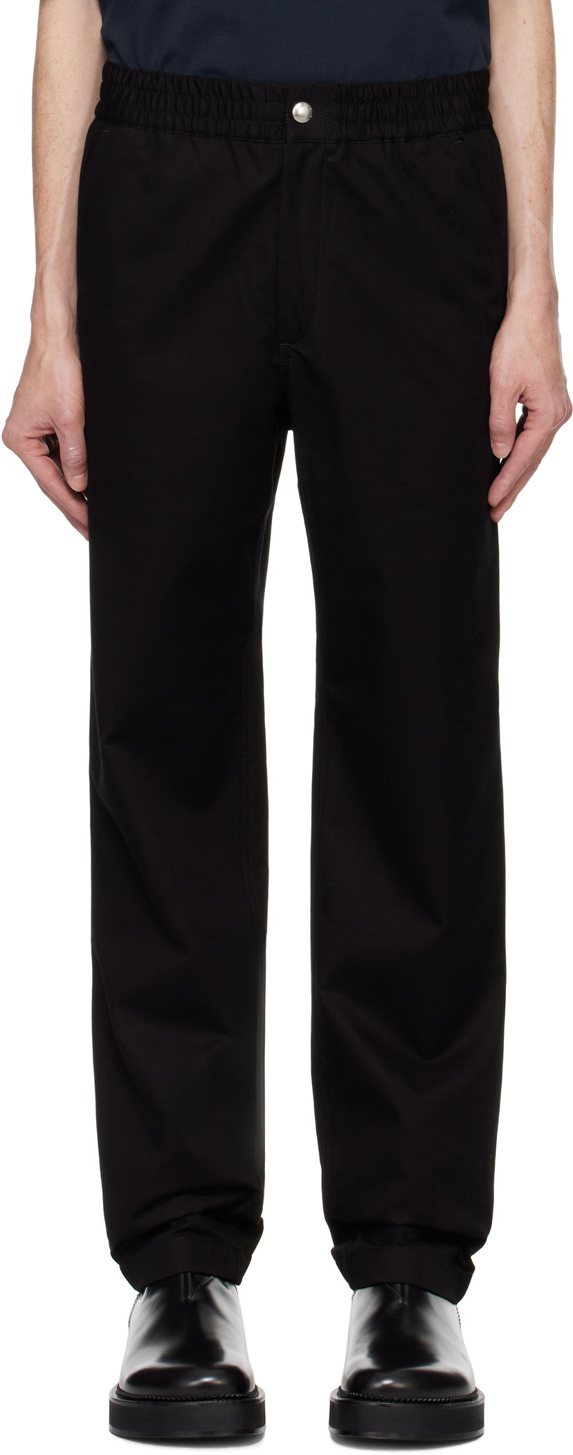 Housut MAISON KITSUNÉ Casual Trousers Musta | MM01119WW0122