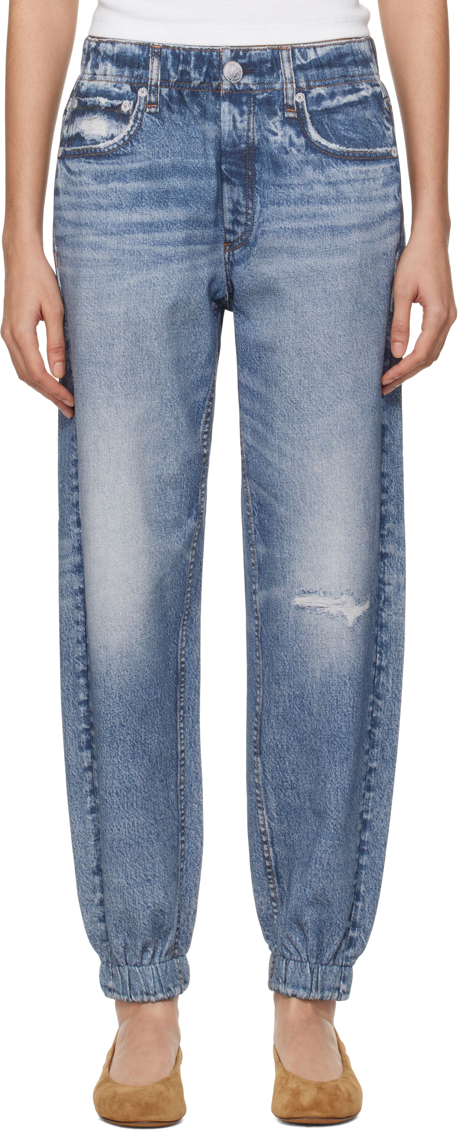 Jeans rag & bone Miramar Terry Jogger Lounge Pants Sininen | WCW23F70008200, 0