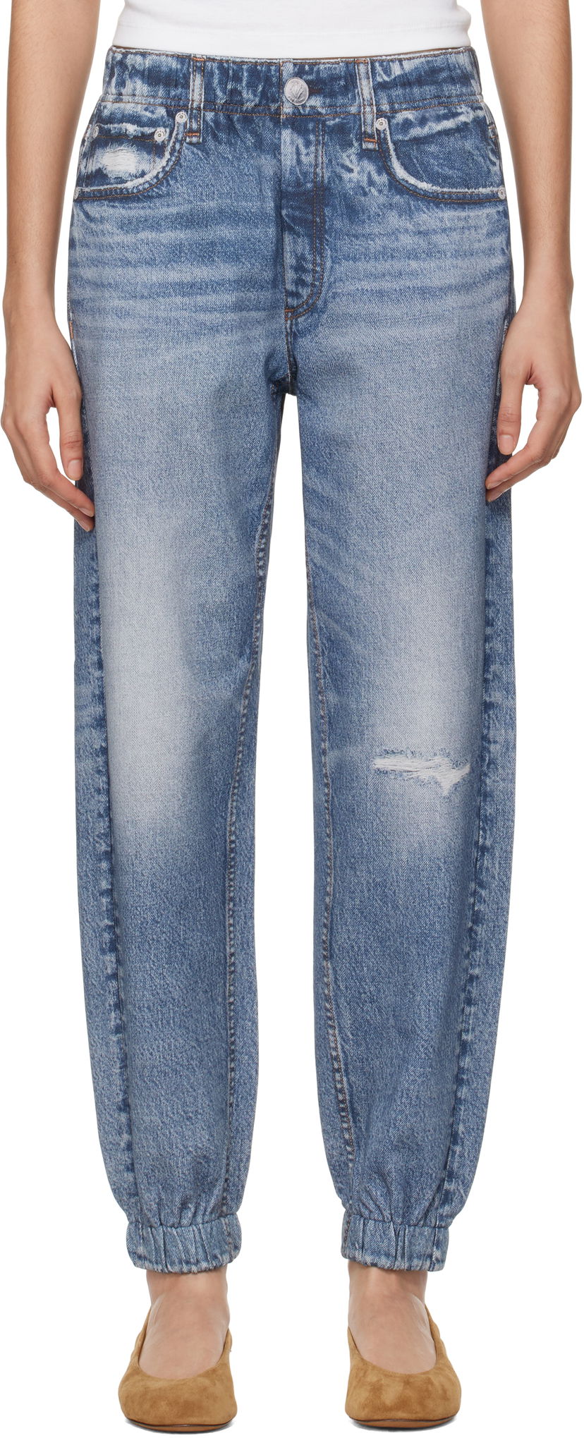 Jeans rag & bone Miramar Terry Jogger Lounge Pants Sininen | WCW23F70008200
