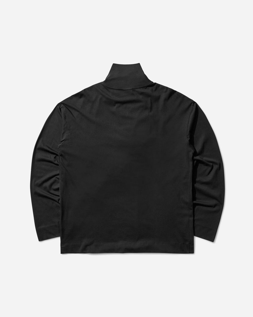 T-paita Dries Van Noten Mock Neck Long Sleeve T-Shirt Musta | 252-021115-2603 900
