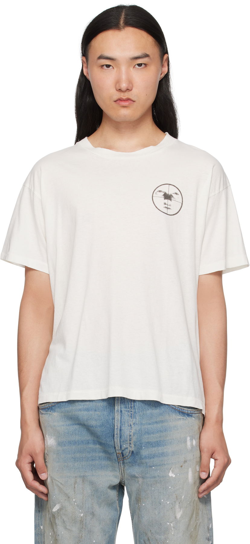 T-paita Enfants Riches Déprimés Enfants Riches Déprimés Ritual Prayer Graphic T-Shirt Valkoinen | 010-822