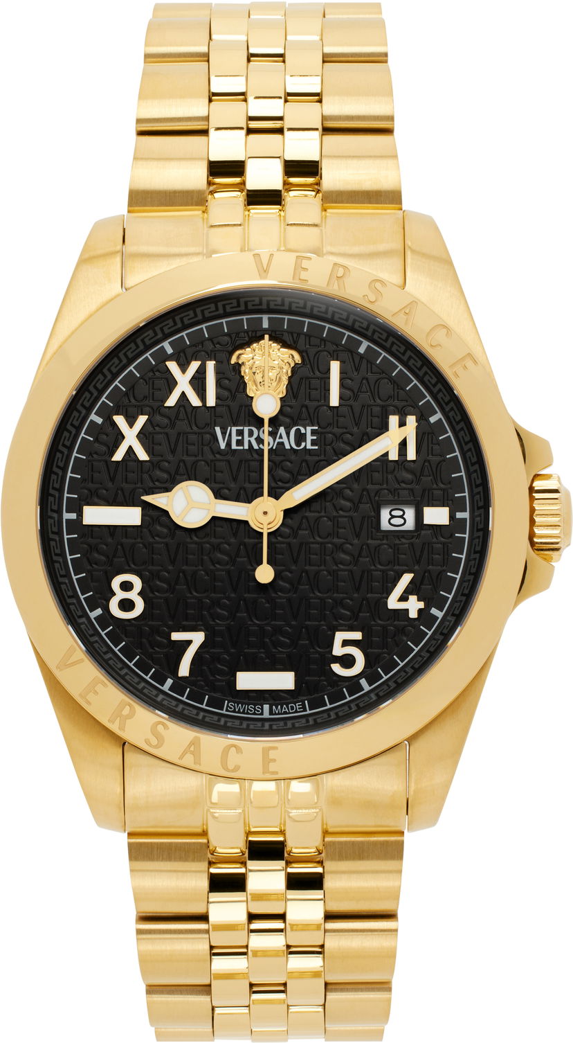 Katsella Versace Gold-Tone Anteo Watch Metallinen | VE9H00624
