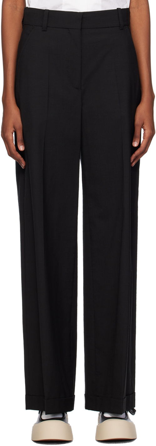 Housut KENZO Paris Tailored Trousers Musta | FE52PA0869RB