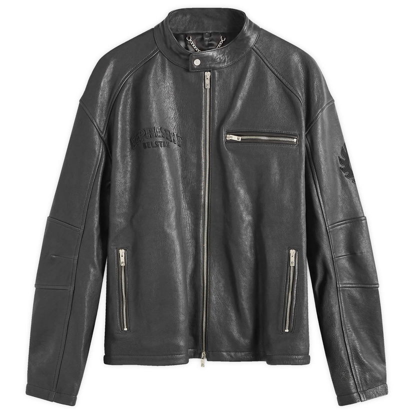 Takki Represent Clo Leather Race Jacket Musta | 105354