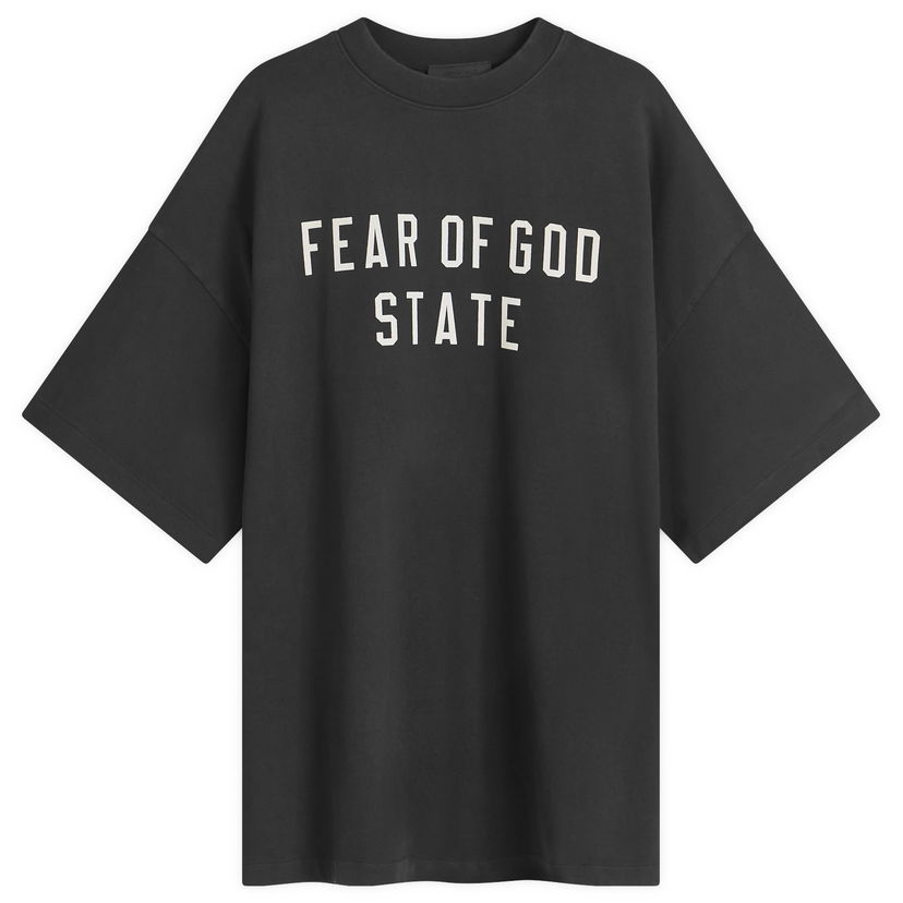 T-paita Fear of God Heavy Crewneck T-Shirt Musta | 125BT242000F