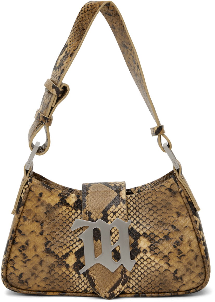 Olkalaukku MISBHV Snake-Embossed Bag Ruskea | 240A431