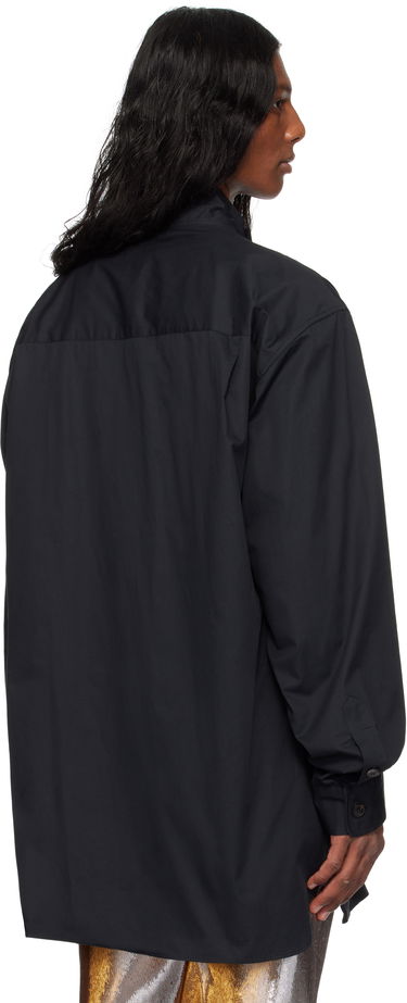 Paita Dries Van Noten Dries Van Noten Twill Overshirt Musta | 251-020731-1147, 2
