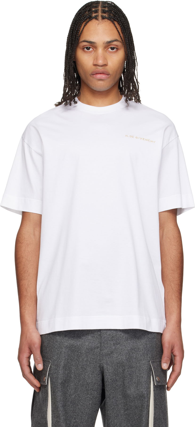 T-paita Givenchy Givenchy Regular Fit Tee Valkoinen | BM71MGGYPW100