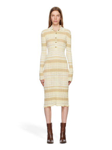 Mekko Acne Studios x SSENSE Midi Dress Beige | FN-WN-DRES000896