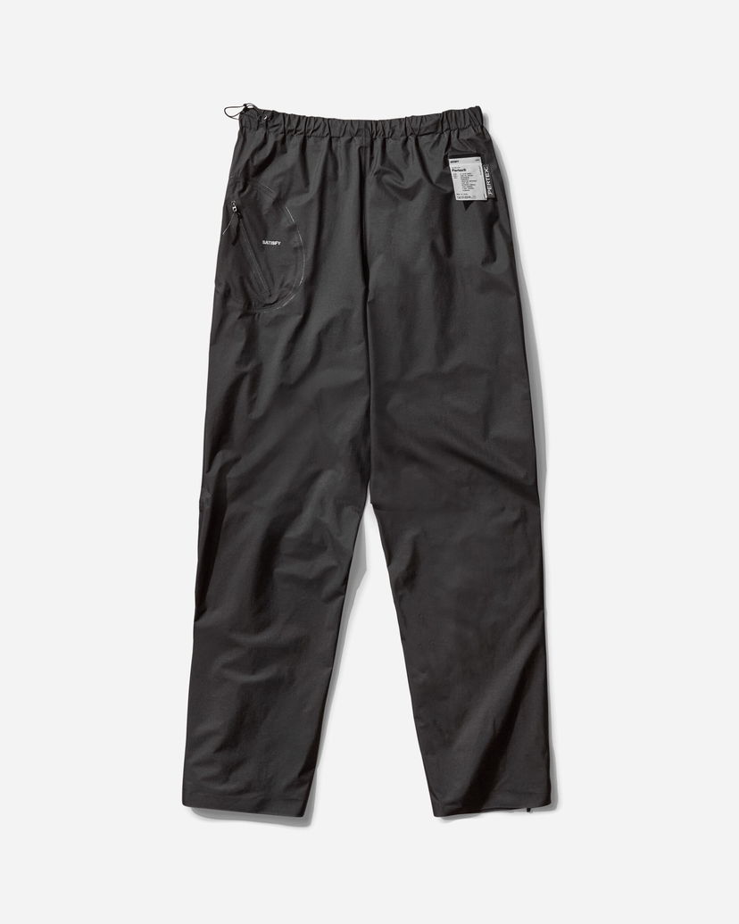 Housut Satisfy Pertex 3L Rain Pants Musta | 12032 BK-SA