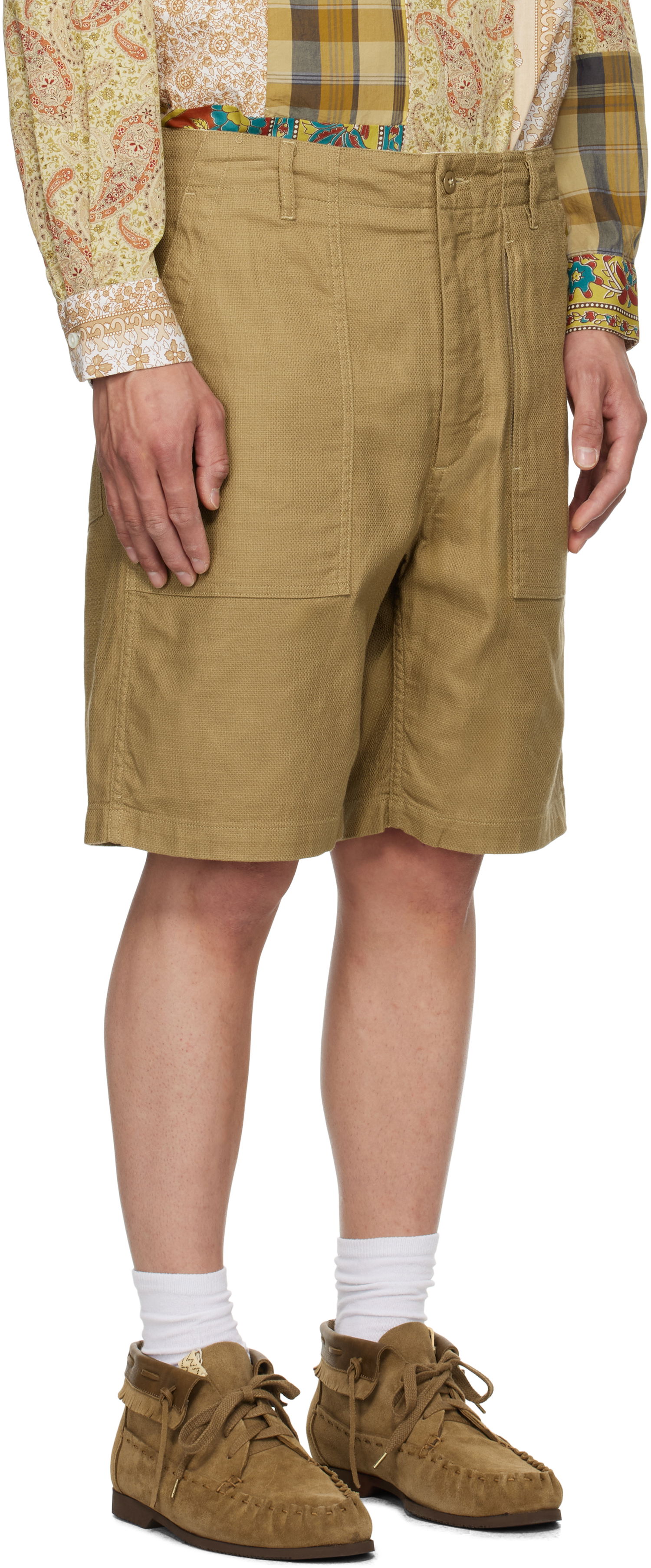 Shortsit Engineered Garments Engineered Garments Fatigue Shorts Ruskea | 25S1E003, 1