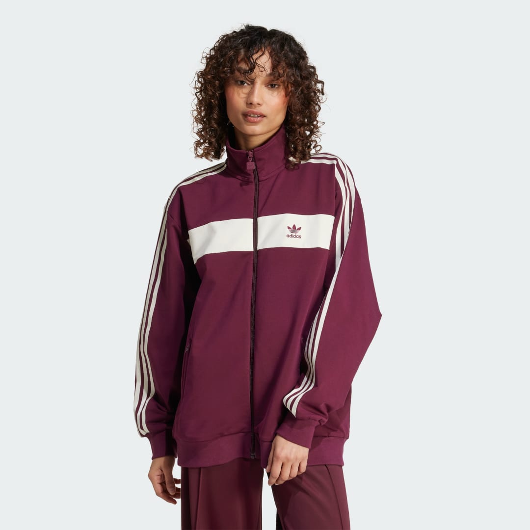 Tuulitakki adidas Performance Colorblock Track Jacket Burgundia | KA7750, 0