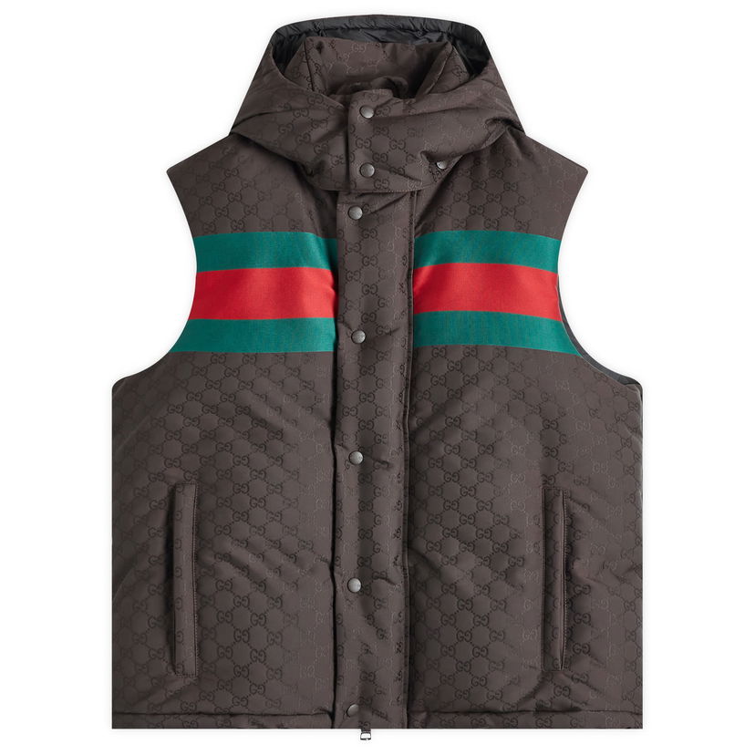 Liivi Gucci Jacquard Down Vest Musta | 794827-Z8BTE-2159