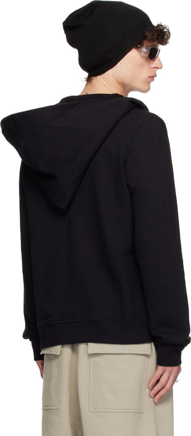 Huppari Rick Owens Rick Owens Champion Edition Mountain Hoodie Musta | CM01E1665 CHFE FELPA, 2