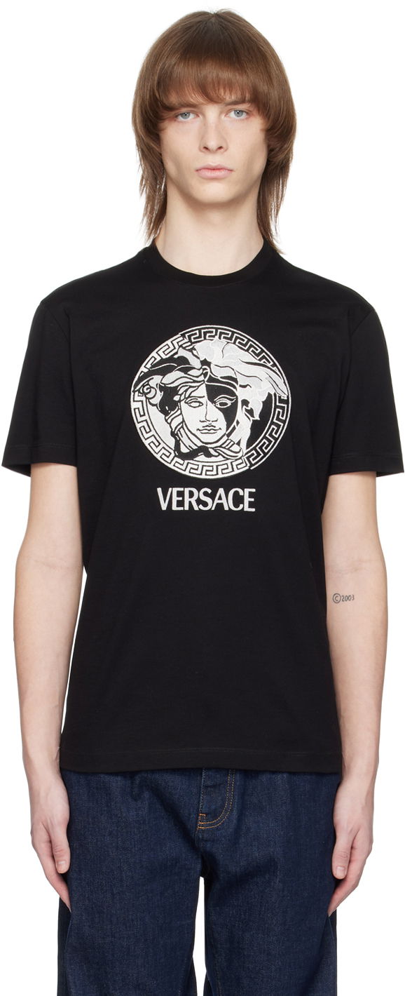 T-paita Versace Medusa T-Shirt Musta | 1006984 1A04967
