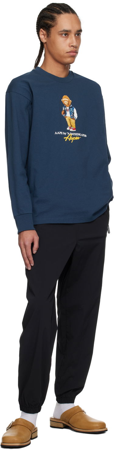 Verryttelyhousut AAPE by A Bathing Ape AAPE by A Bathing Ape 'AAPE Now' Woven Sweatpants Musta | AAPPTMB664XXNBKX, 3