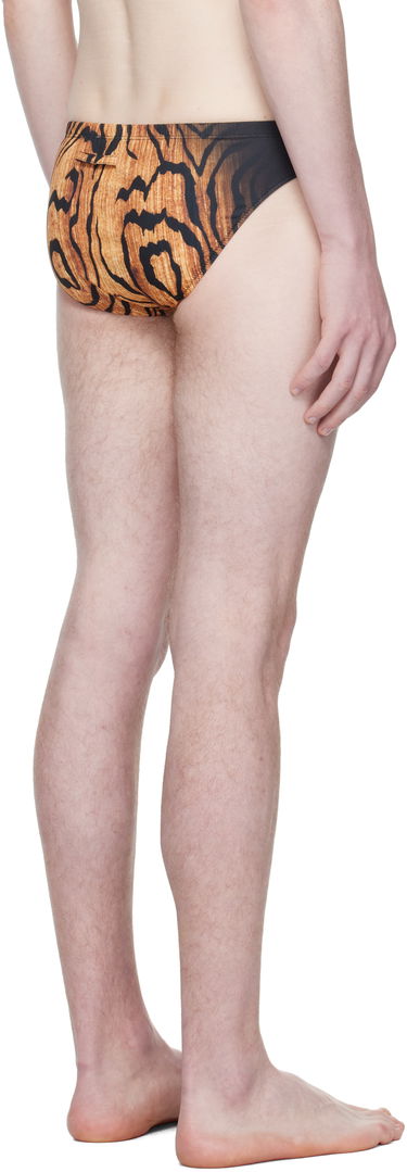 Uimapuvut Jean Paul Gaultier Jean Paul Gaultier 'The Wood' Swim Briefs Ruskea | 25/03-M-SW072-J009P-0060, 2