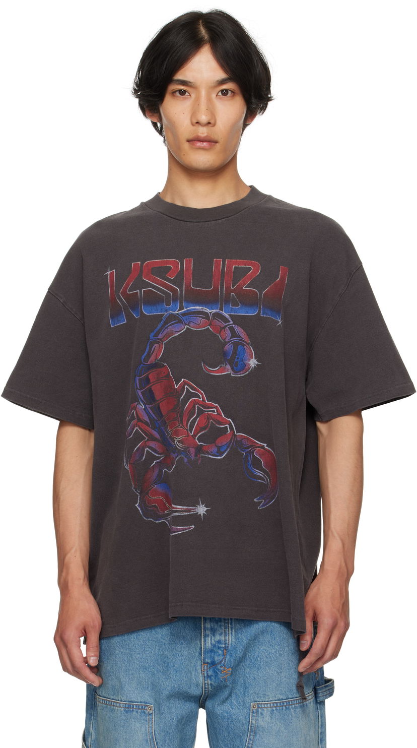 T-paita Ksubi Ksubi Venom Ekcess Graphic T-Shirt Musta | MPF25TE026