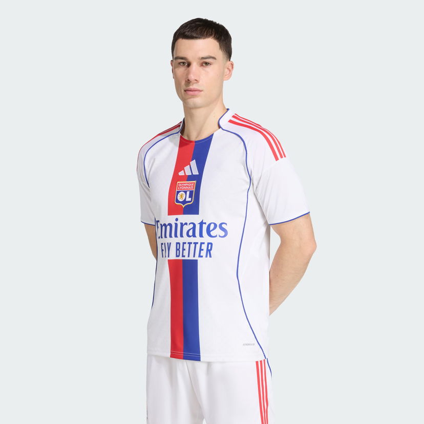 Jersey adidas Performance Olympique Lyonnais 25/26 Home Jersey Valkoinen | JD1396