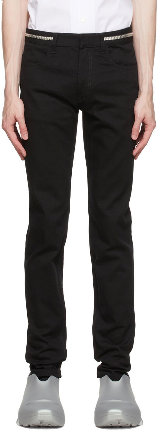 Jeans Givenchy Designer Slim-Fit Jeans Musta | BM510S50LS
