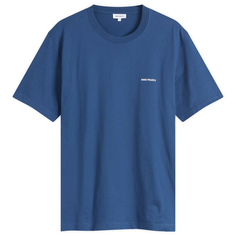 T-paita NORSE PROJECTS Johannes Organic NORSE Logo Print T-shirt Sininen | N01-0684-7190