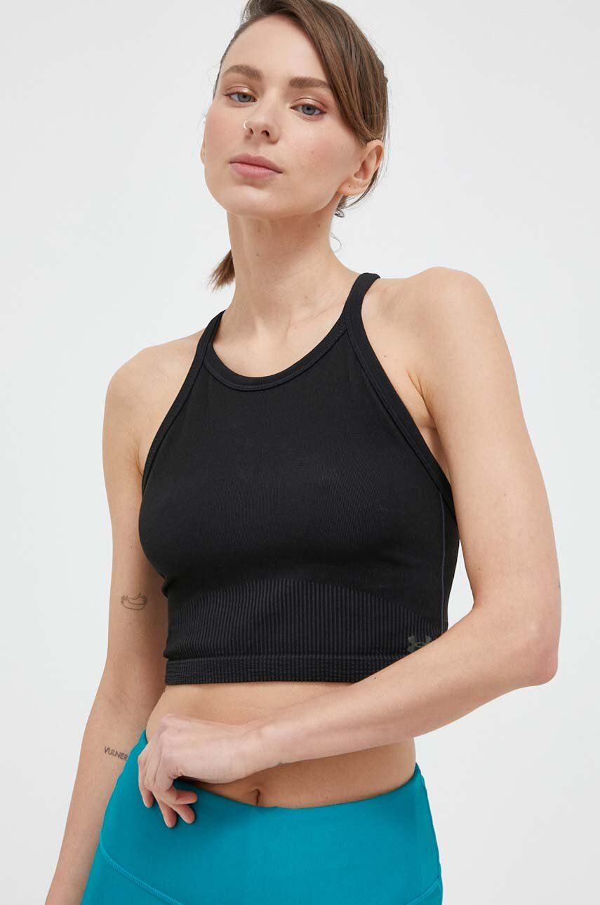 T-paita Under Armour Rush Seamless Training Top Musta | 1377597, 0