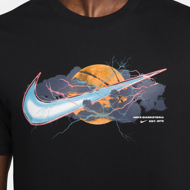 T-paita Nike Swoosh Musta | FN0817-010, 2