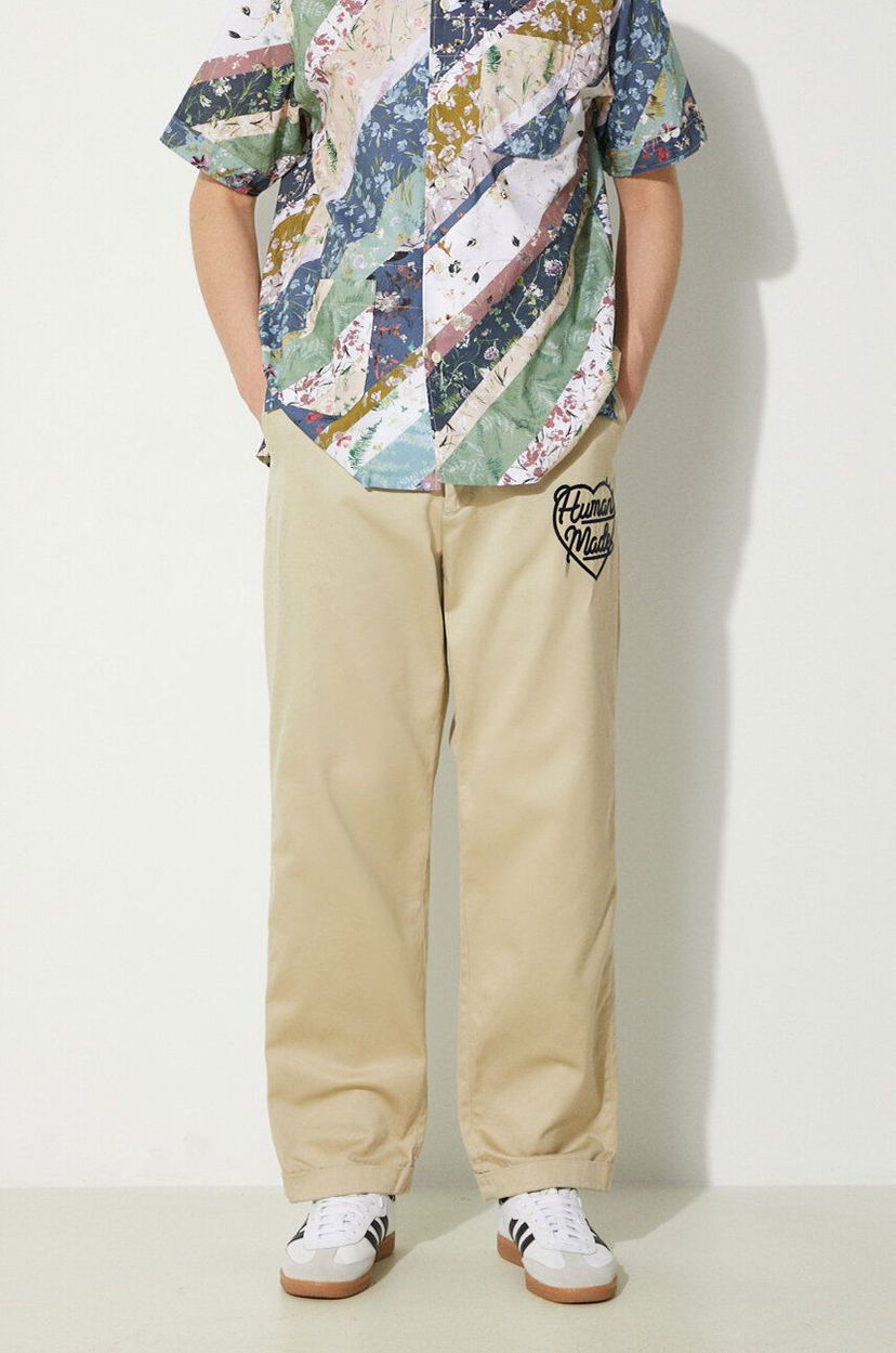 Cargo housut Human Made Chino Pants Beige | HM27PT006
