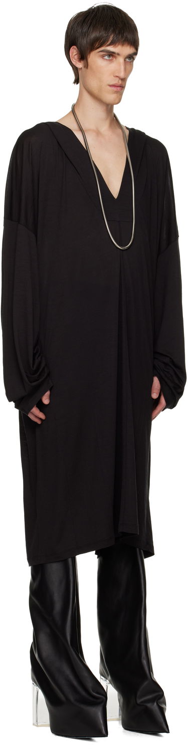 Takki Rick Owens Concordians LS Kaftan Knee Jacket Valkoinen | RR02E1910 JSW, 4