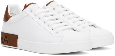 Tennarit ja kengät Dolce & Gabbana Dolce&Gabbana Portofino Calfskin Valkoinen | CS2278A9U73, 3