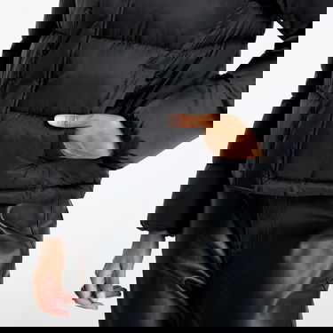 Puffer takki CALVIN KLEIN Shiny Monologo Jacket Musta | J20J224616 BEH, 3