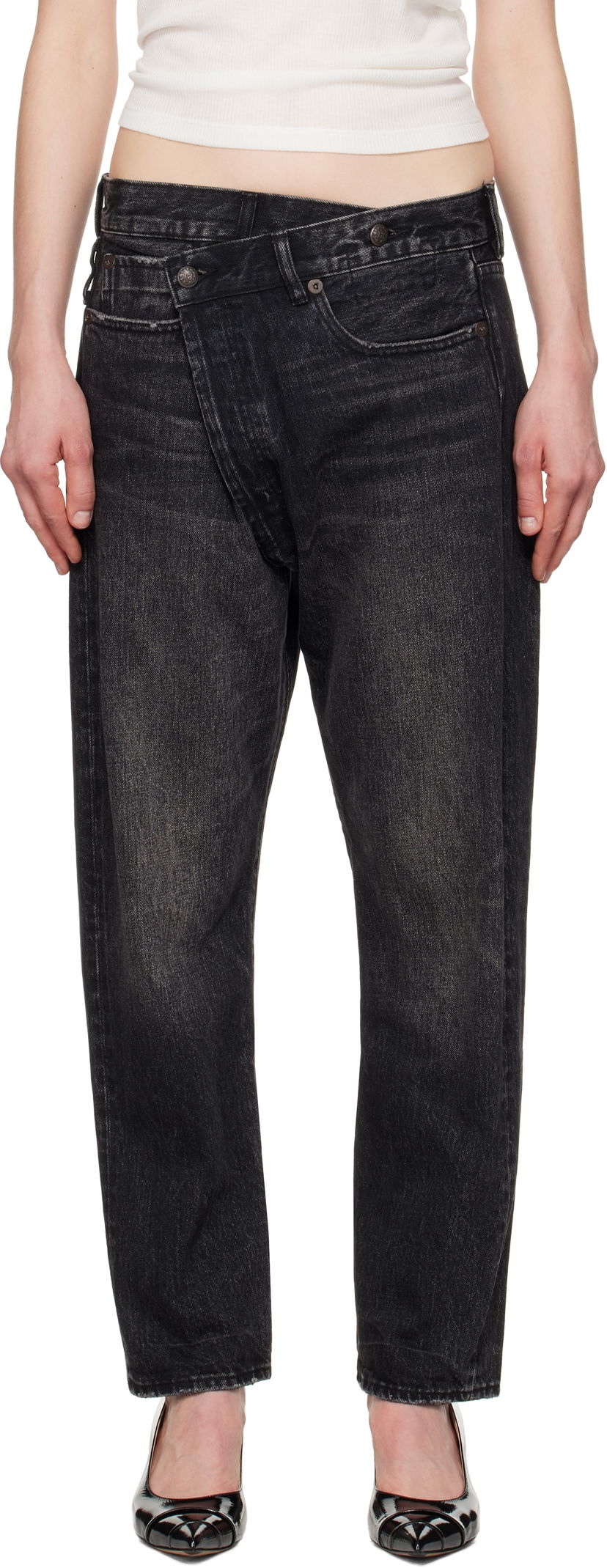 Jeans R13 R13 Crossover Jeans Musta | R13W2048-D274A