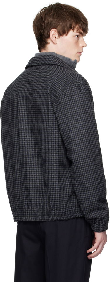 Takki A.P.C. A.P.C. Gilbert Houndstooth Jacket Tummansininen | WOARZ-M32018, 2
