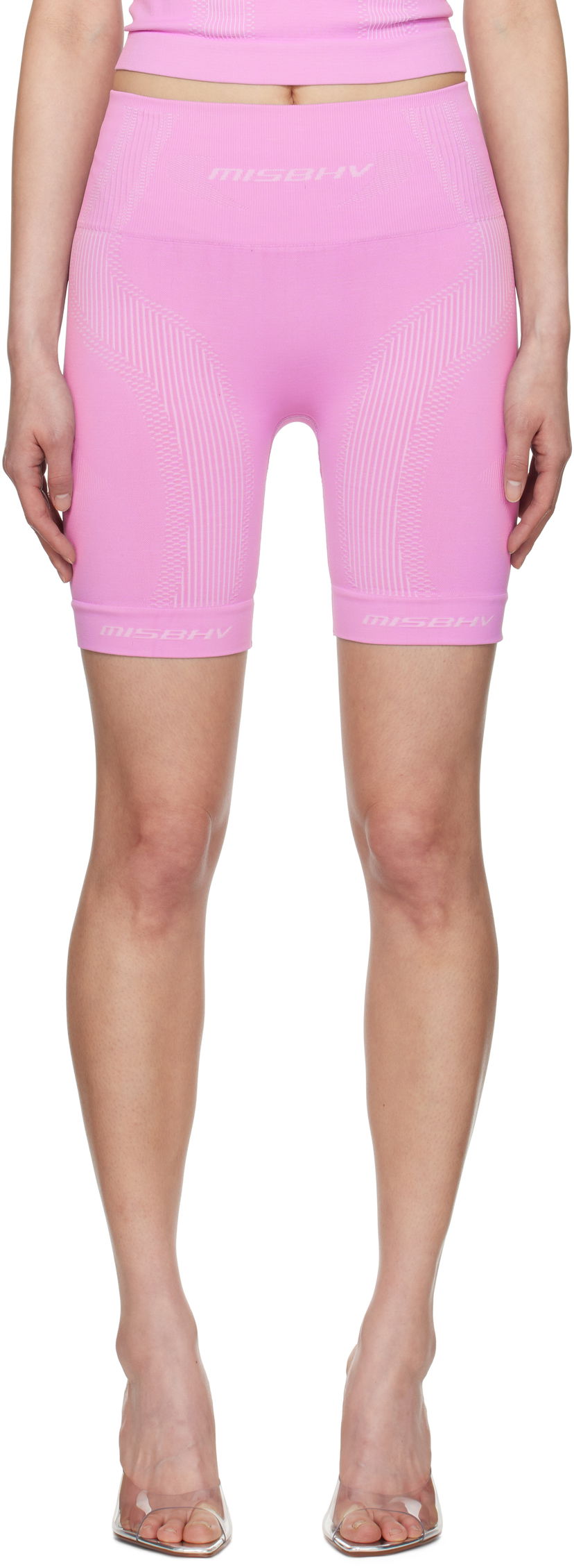 Shortsit MISBHV MISBHV Biker Sport Shorts Vaaleanpunainen | 250W510