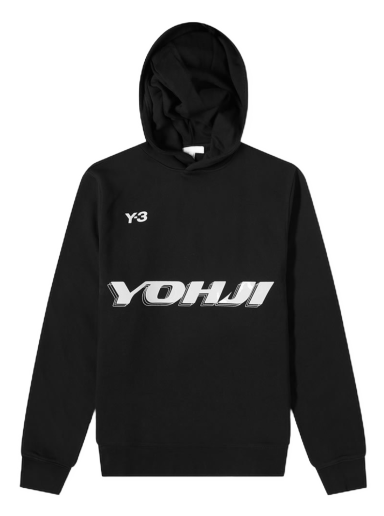 Huppari Y-3 Graphic Hoody Musta | HT4732
