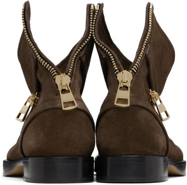 Vaatteet JW Anderson JW Anderson Suede Biker Boots Ruskea | BT0102-LA0240, 1