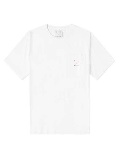 T-paita Pop Trading Company x Paul Smith Embroidered Tee Valkoinen | M1R-139Y-KP3909