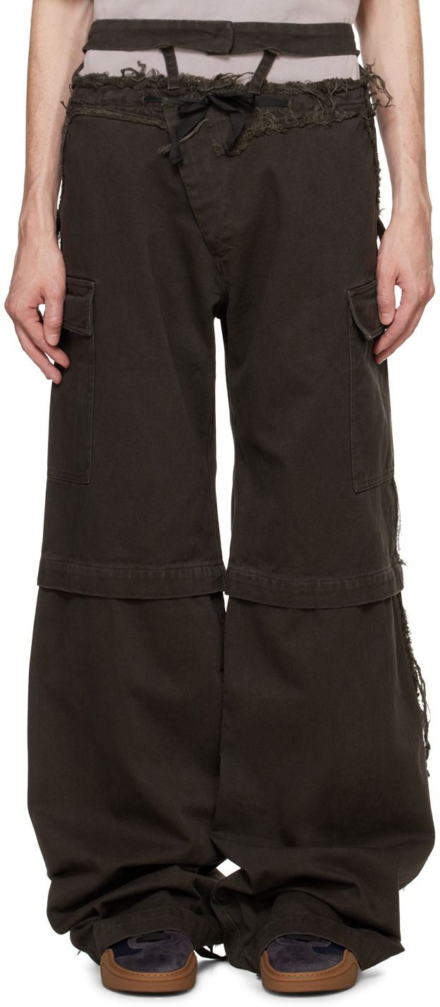 Cargo housut Ottolinger Ottolinger Baggy Cargo Pants Ruskea | 1060801521