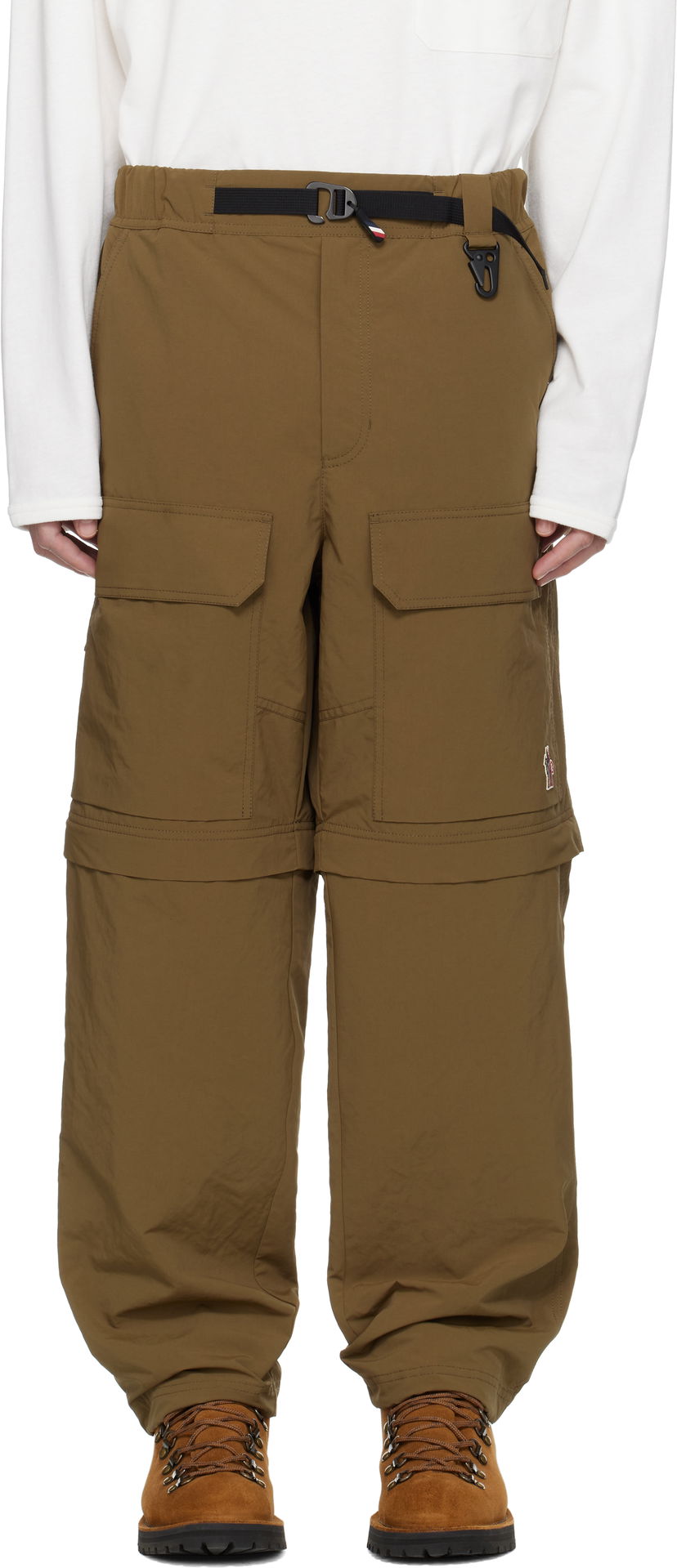 Cargo housut Moncler Moncler Grenoble Sportivo Zip-Off Cargo Pants Vihreä | K10972A00002597SL