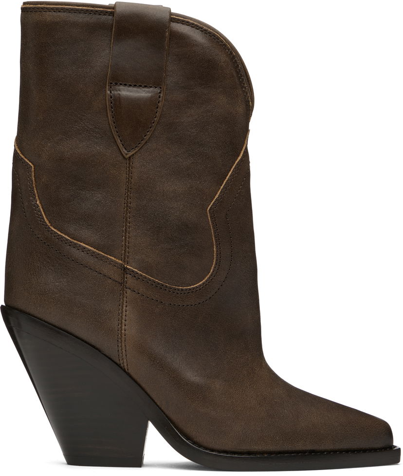 Vaatteet ISABEL MARANT Isabel Marant Leyane Ankle Boots Ruskea | 24HBO0004FA-B4A23S