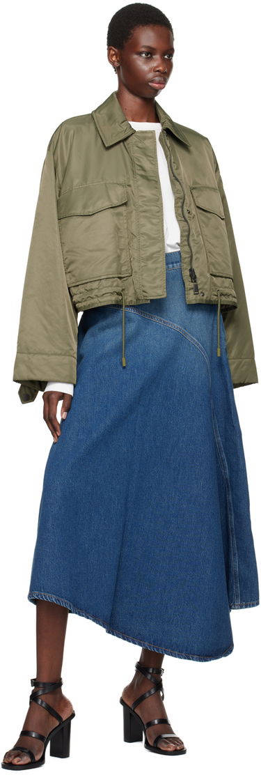 Bomber-takki Max Mara Weekend Max Mara Water-Repellent Reversible Bomber Jacket Vihreä | 2425486031600, 3